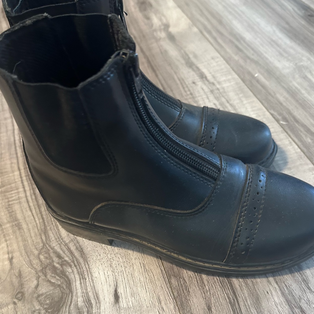 TuffRider Children's Starter Front Zip Paddock Boots